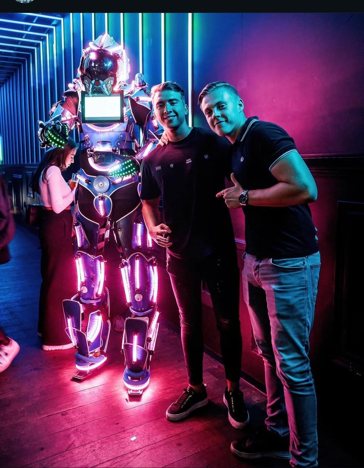 Silva Blu Stiltwalkers Led Robots