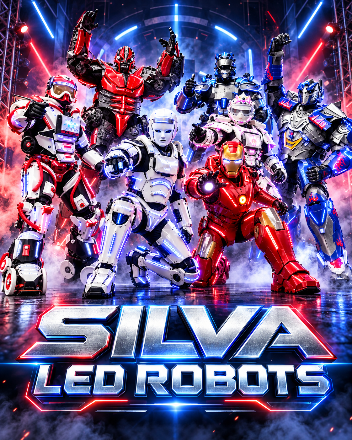 led robot