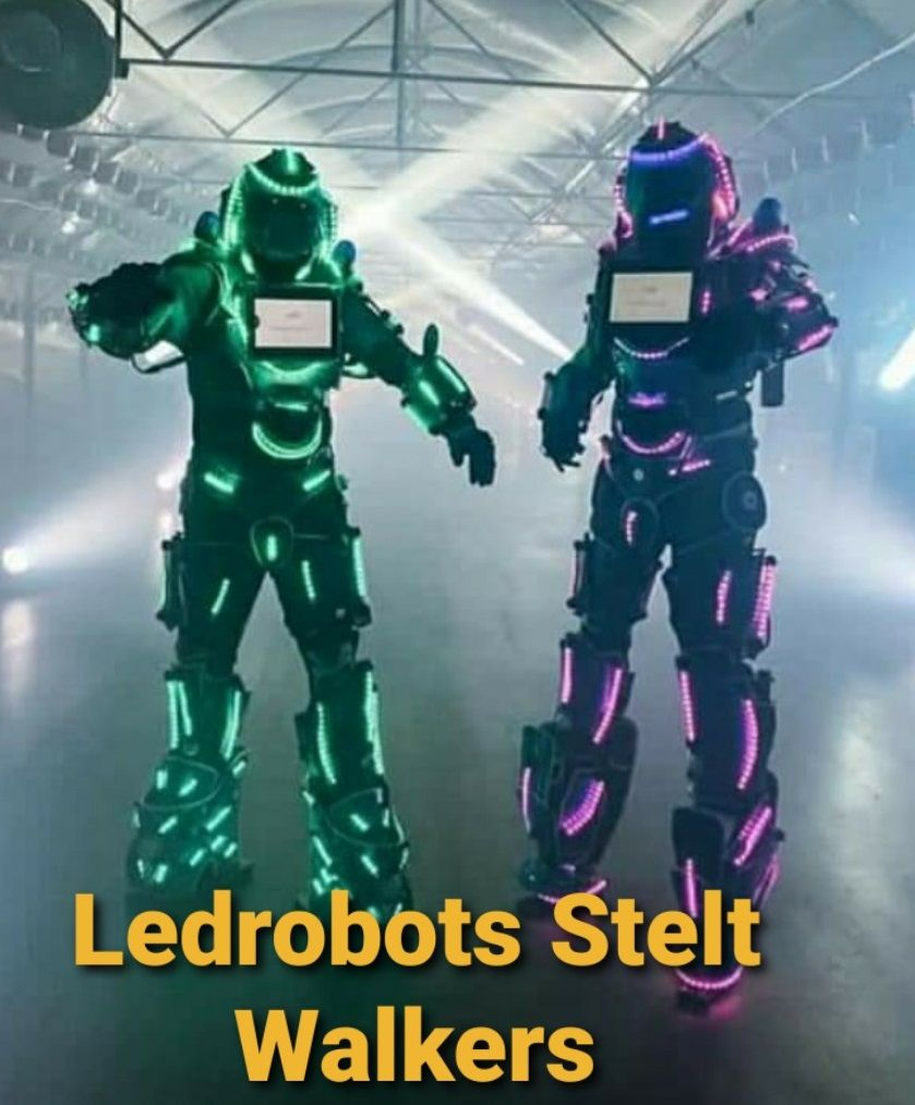 Silva Blu Stiltwalkers Led Robots