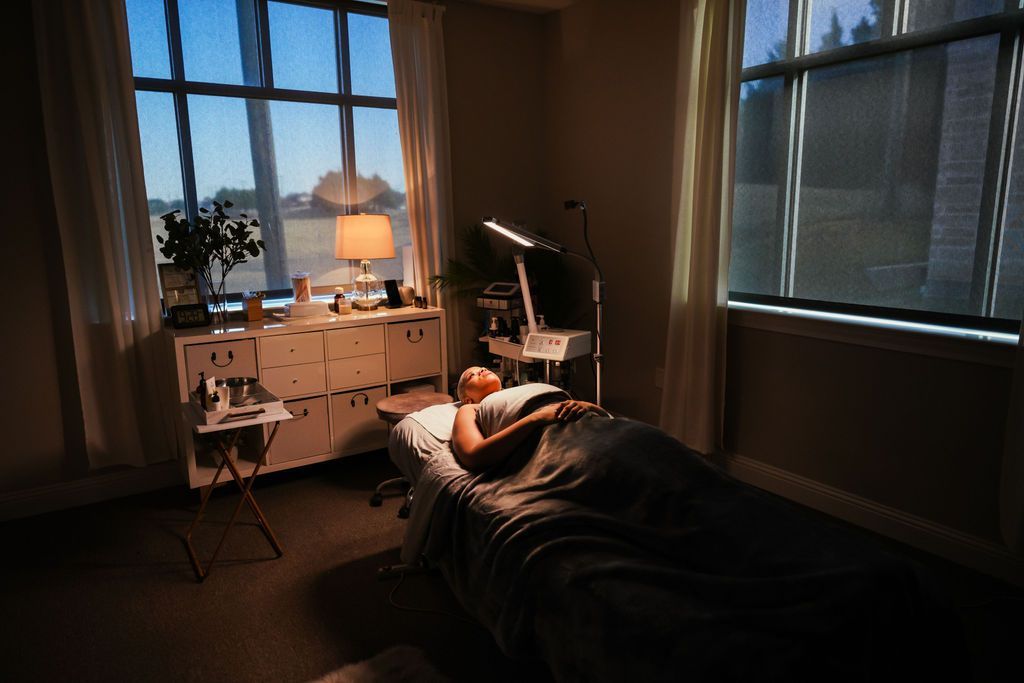 med spa treatment in progress