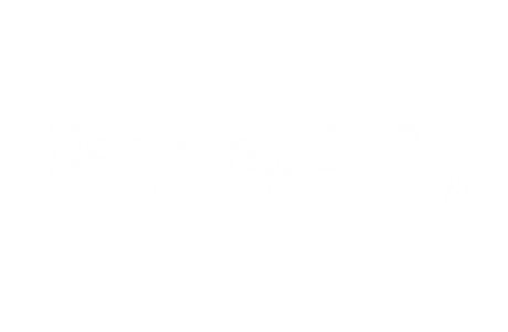 The logo for natural glow rx is a prescription to glowing skin.