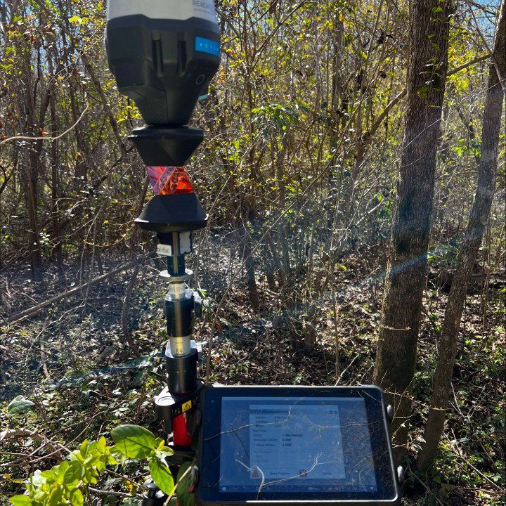 boundary surveying of a land