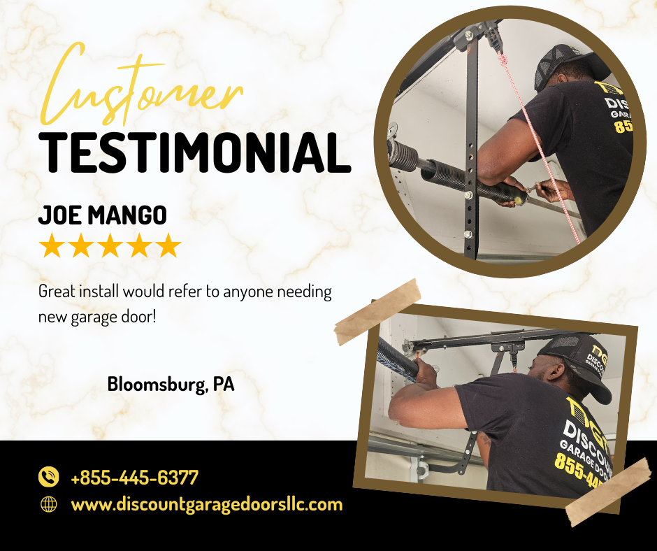 Why Bloomsburg Homeowners Choose Discount Garage Doors LLC