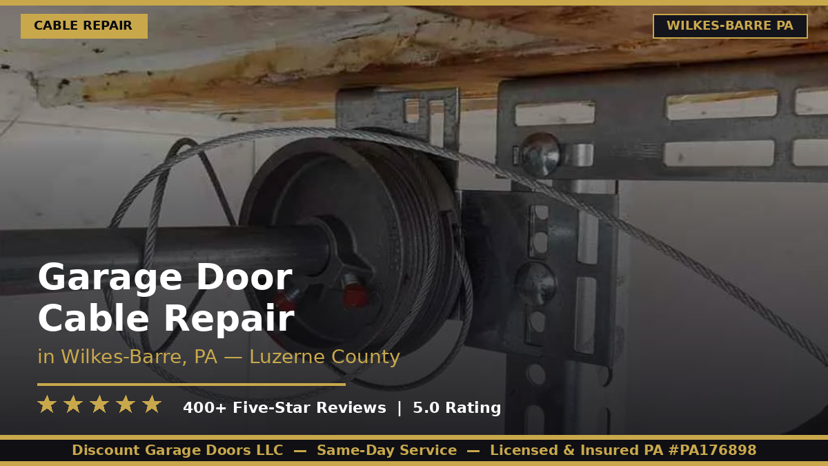 Garage Door Cable Repair Wilke-Barre PA