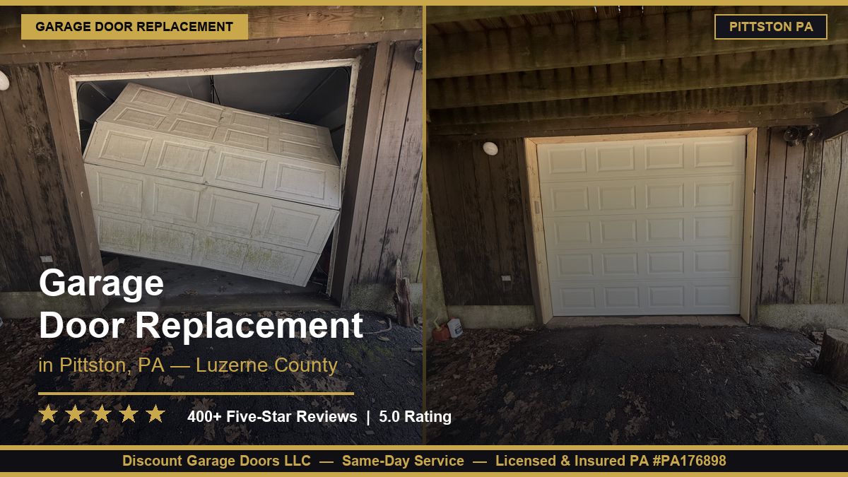 Garage Door Replacement — Pittston, PA