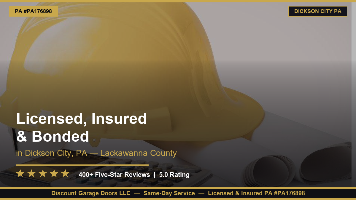 Licensed, Insured, and Fully Transparent — PA #PA176898