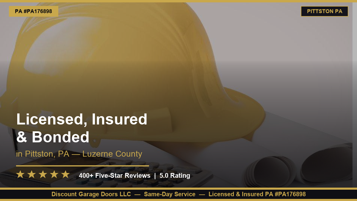 Licensed, Insured, and Fully Transparent — PA #PA176898