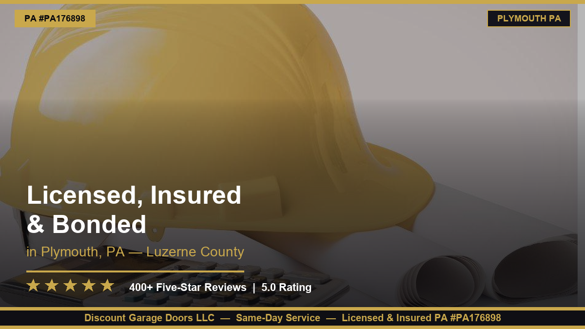 Licensed, Insured, and Fully Transparent — PA #PA176898