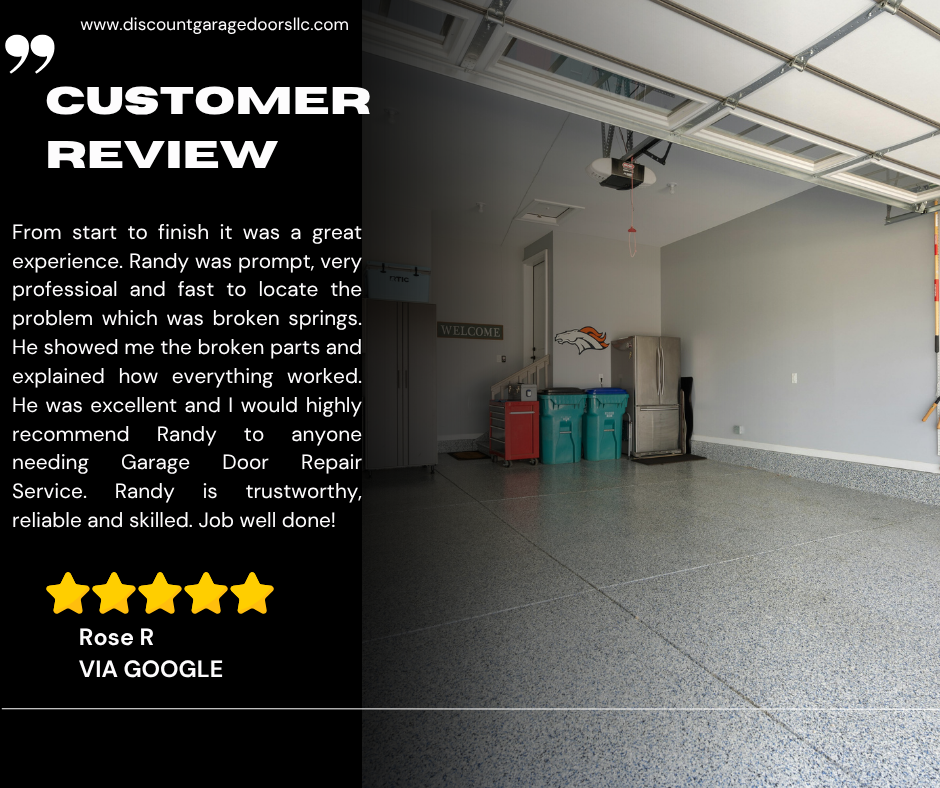 garage door repair review in mountain top pa from google 5 stars