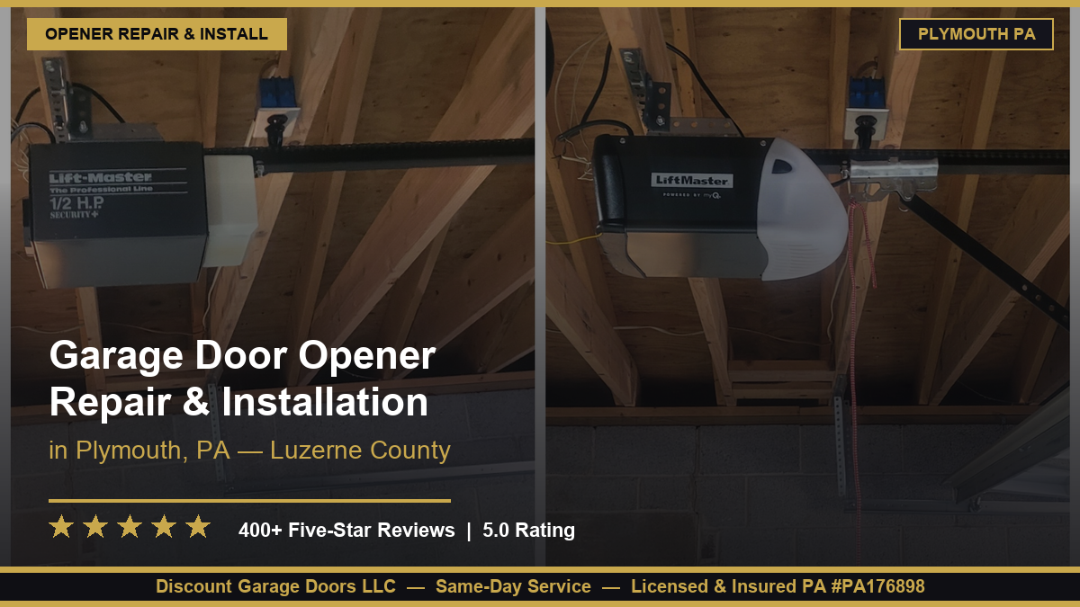 Garage Door Opener Repair & Installation — Plymouth, PA