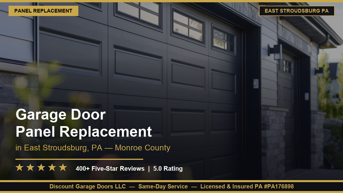 Garage Door Panel Replacement — East Stroudsburg, PA