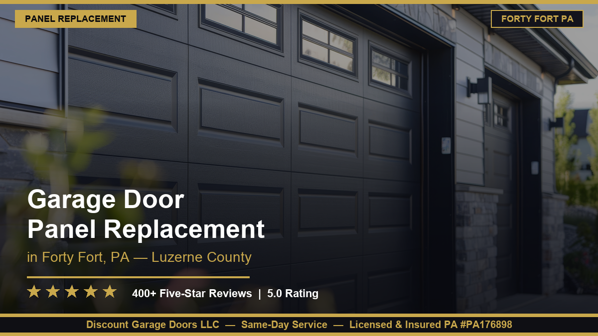 Garage Door Panel Replacement — Forty Fort, PA