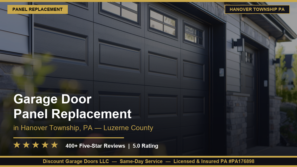 Garage Door Panel Replacement — Hanover Township, PA