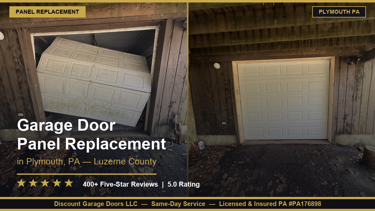 Garage Door Panel Replacement — Plymouth, PA
