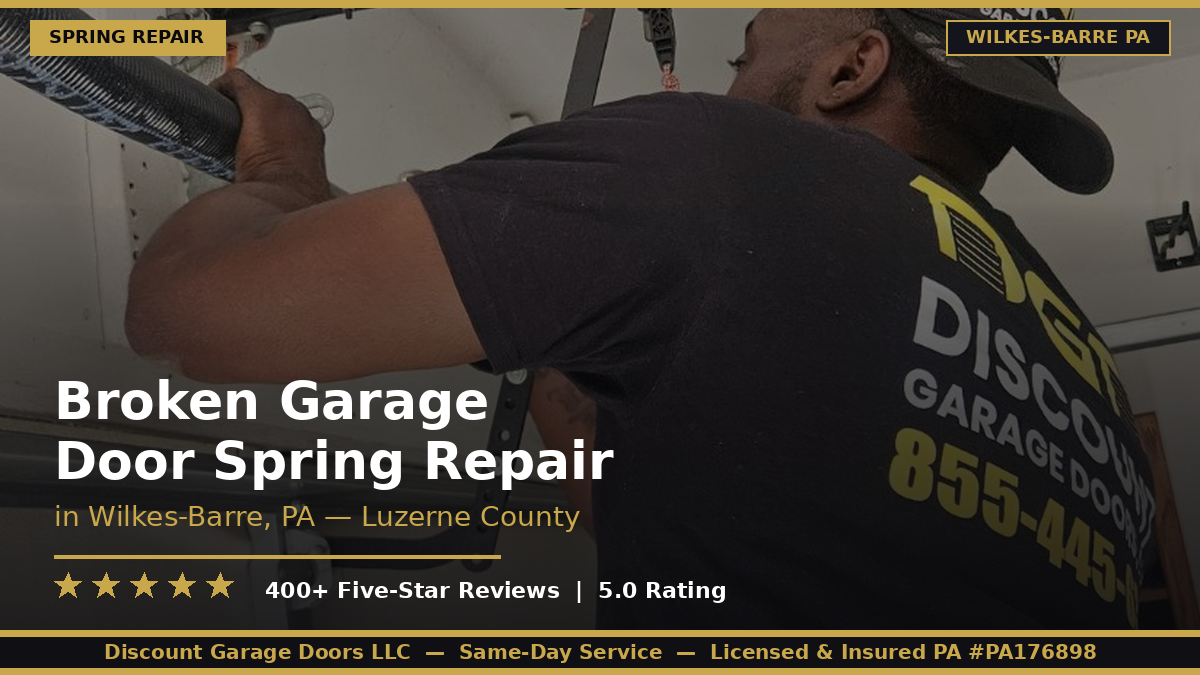 Broken Garage Door Spring Repair