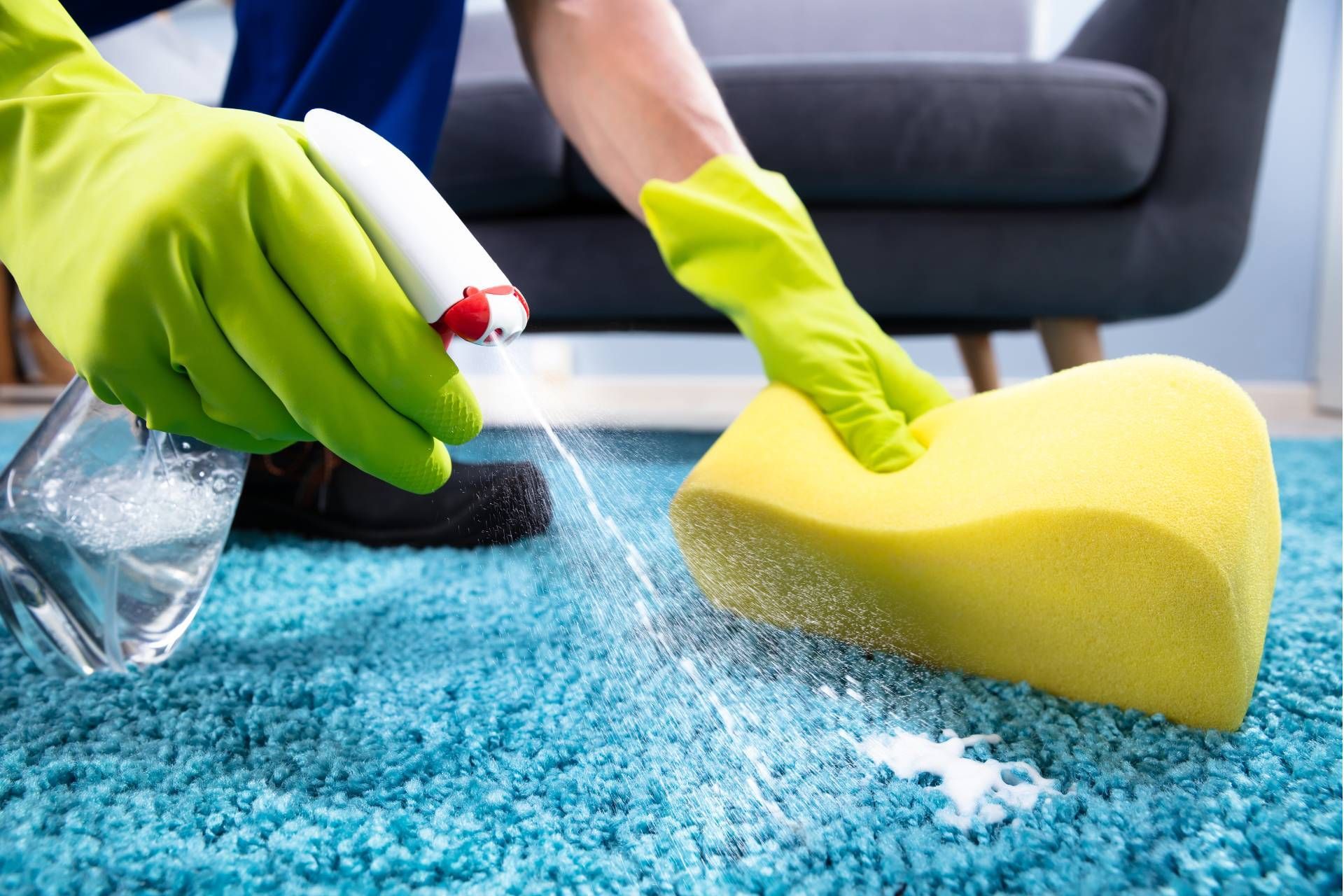 how to get road salt out of carpet