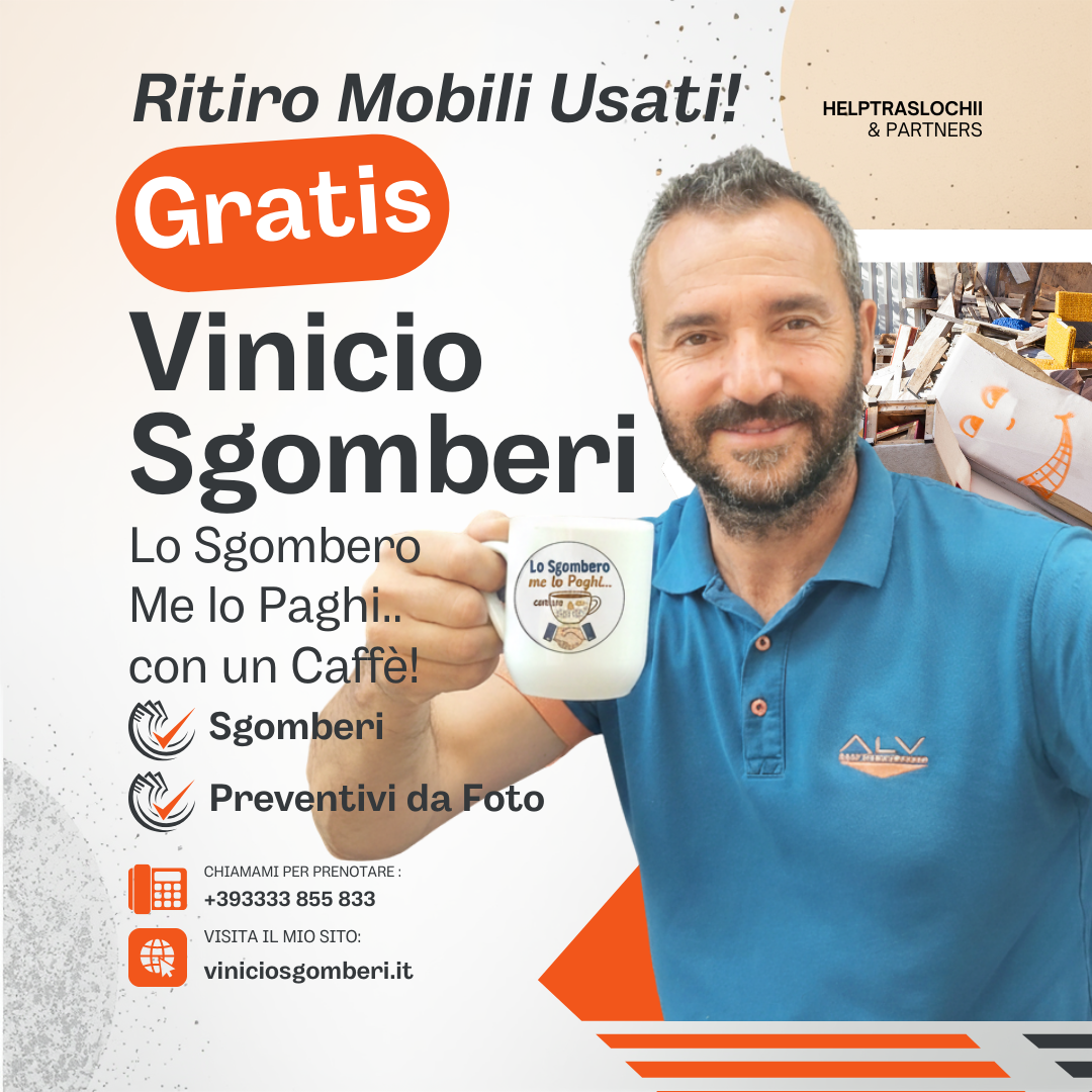Ritiro mobili usati Gratis!