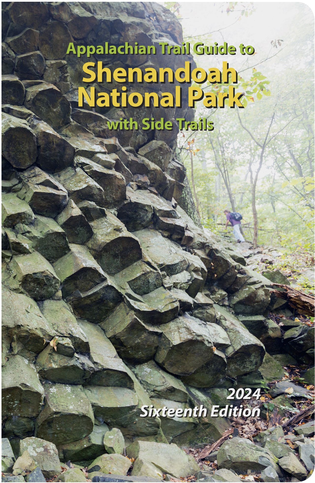 A book titled appalachian trail guide to shenandoah national park with side trails.