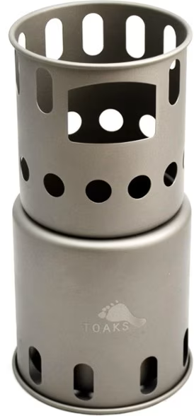 A metal container with holes in it on a white background.
