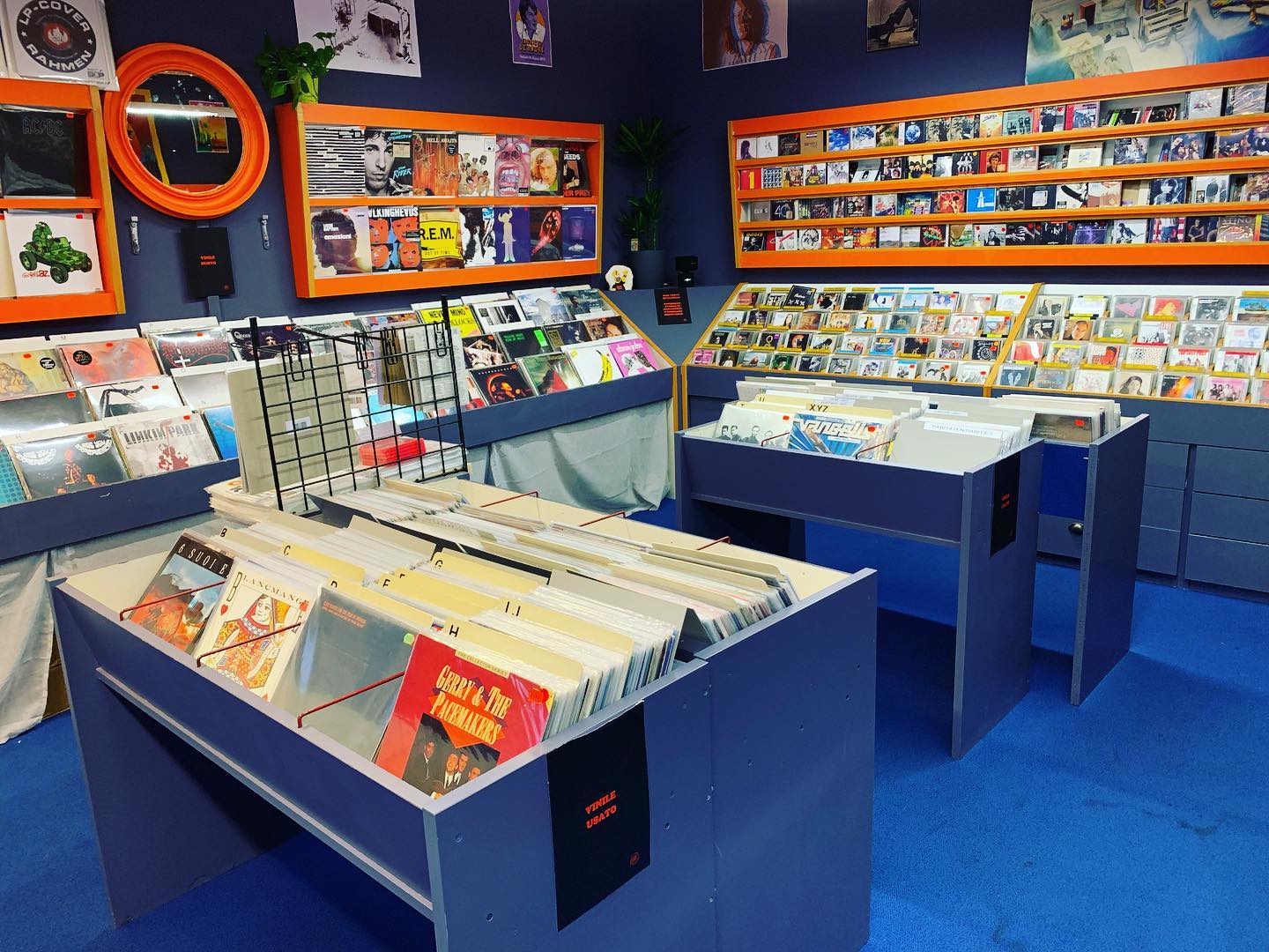 Vinyl- und CD-Displays