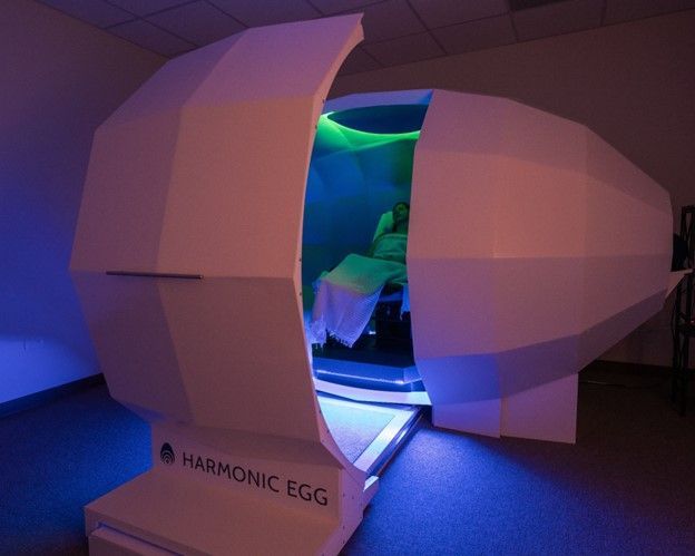 One of two Harmonic Eggs on Maui | Mind and Body Harmonics