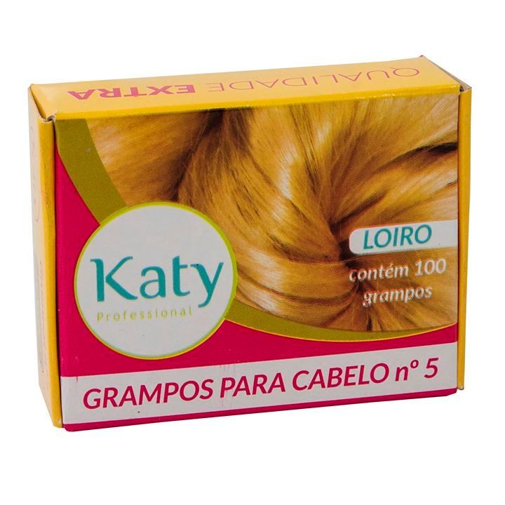 Grampo Loiro Para Cabelo Katy Nº 5 - 100 unidades