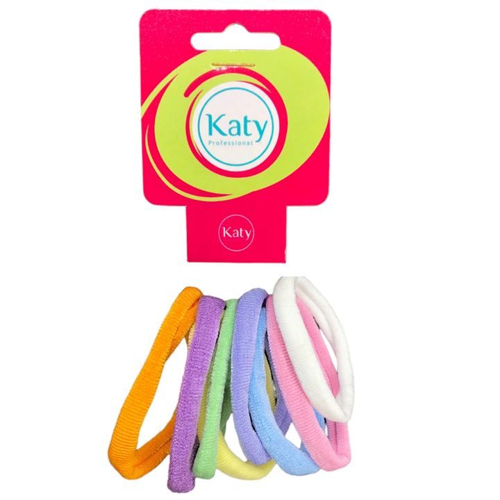 Elástico Para Cabelo Cores Teens Katy - 8 unidades