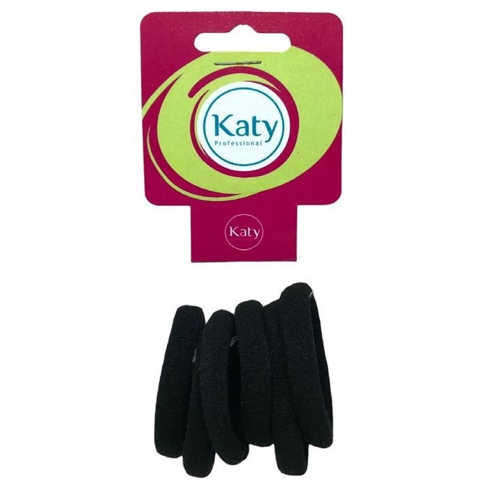 Elástico Liso Preto Katy - 06 unidades