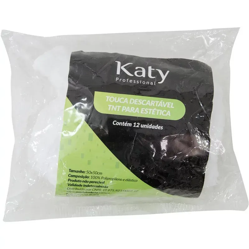 Touca Estética Descartável Katy - 12 unidades