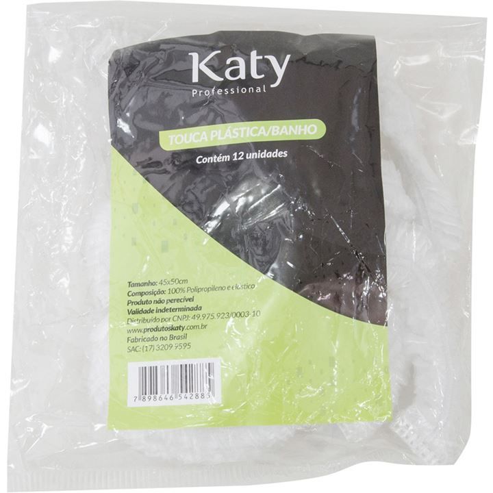 Touca de Banho Descartável Katy - 12 unidades