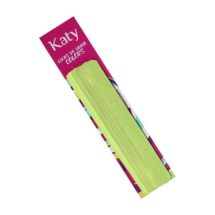 Lixa de Unha Big Verde Katy - 6 Unidades