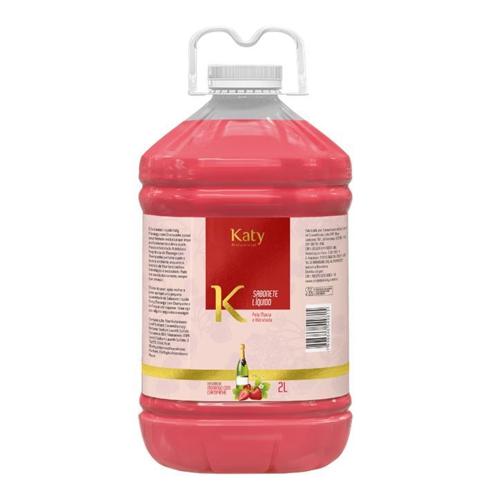 Sabonete Líquido Katy 2 Litros - Morango com Champanhe