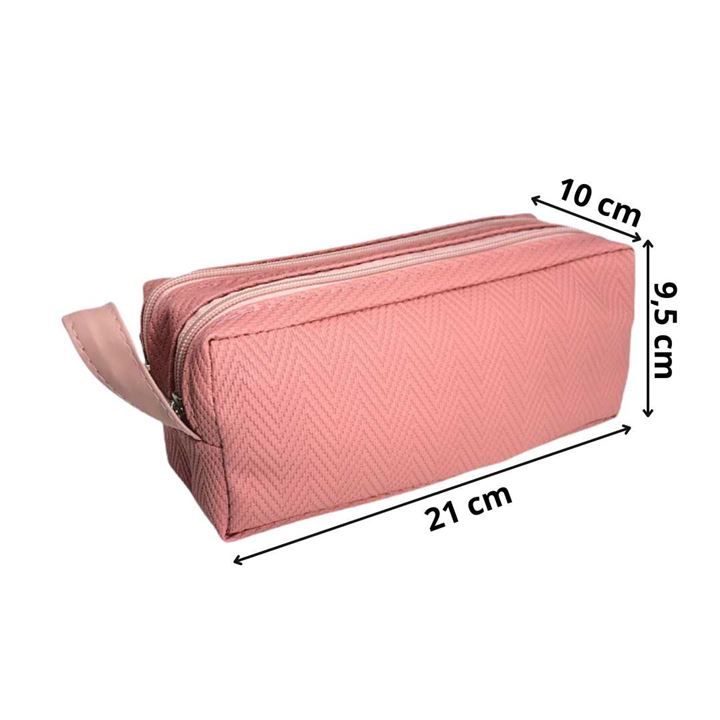 Necessaire Com 2 Repartições e Alça Katy