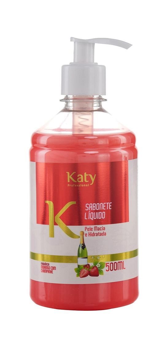 Sabonete Líquido Katy 500 ml - Morango com Champanhe