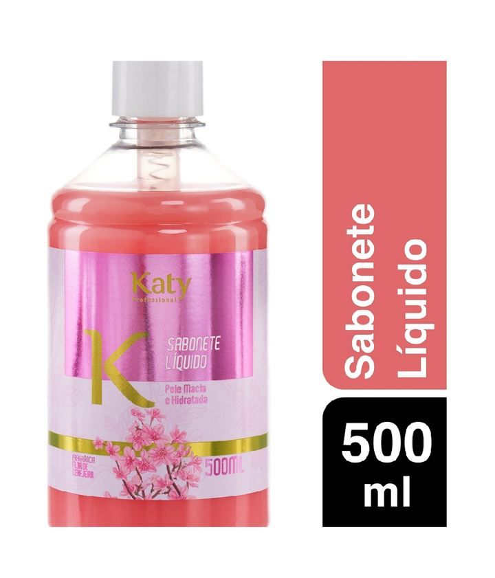 Sabonete Líquido Katy 500 ml - Flor de Cerejeira