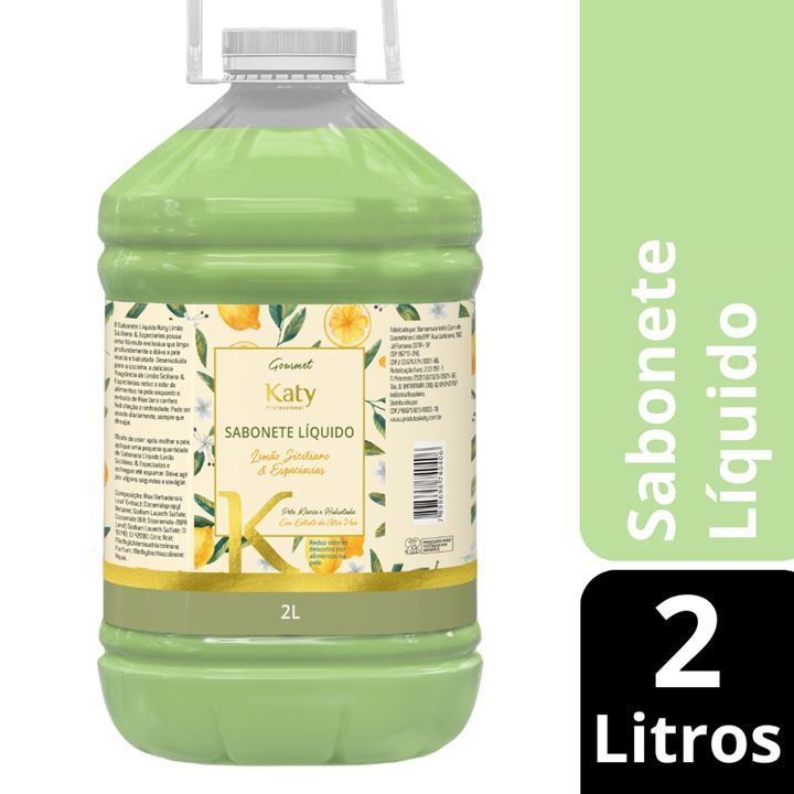 Sabonete Líquido Katy 2 Litros - Limão Siciliano