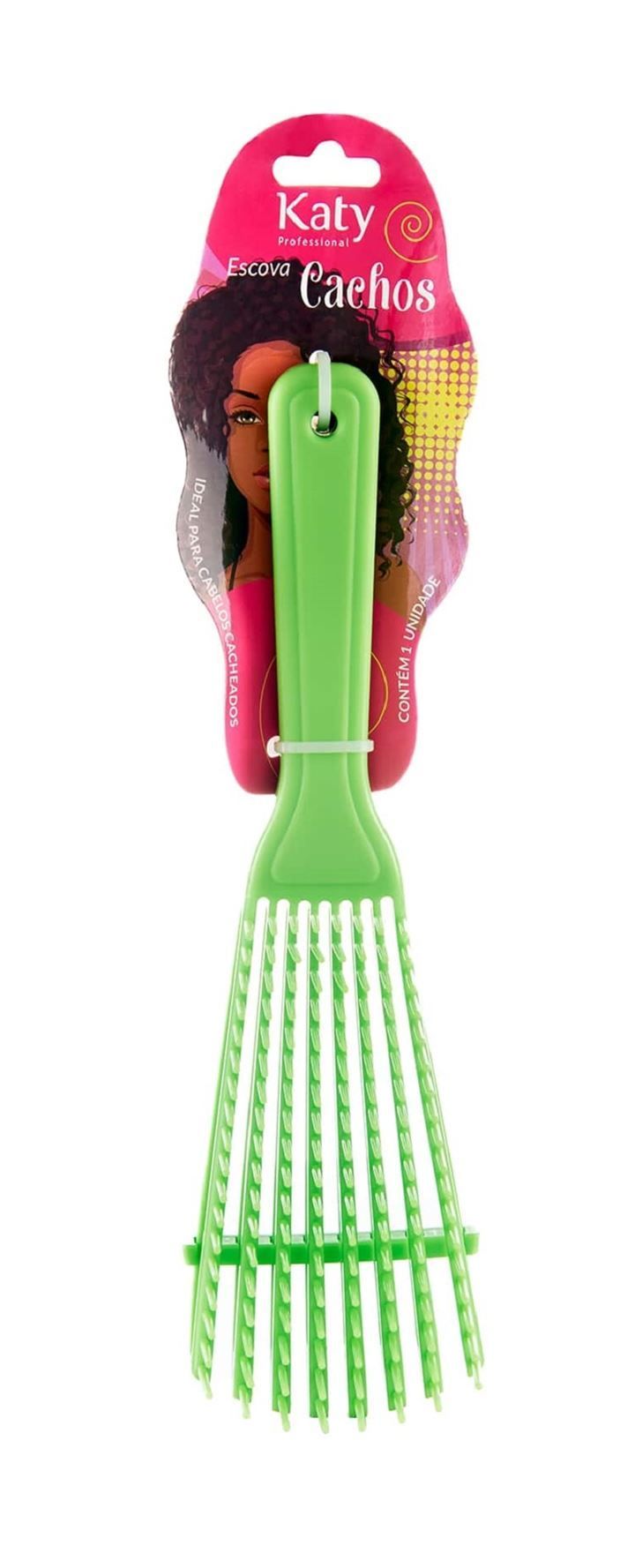 Escova Polvo Desembaraçante Verde Katy