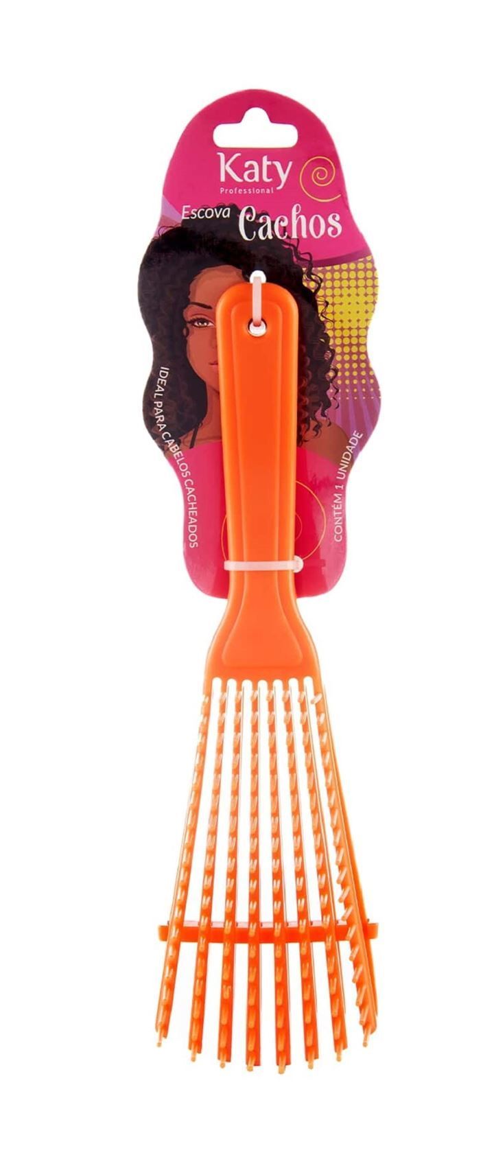 Escova Polvo Desembaraçante Laranja Katy