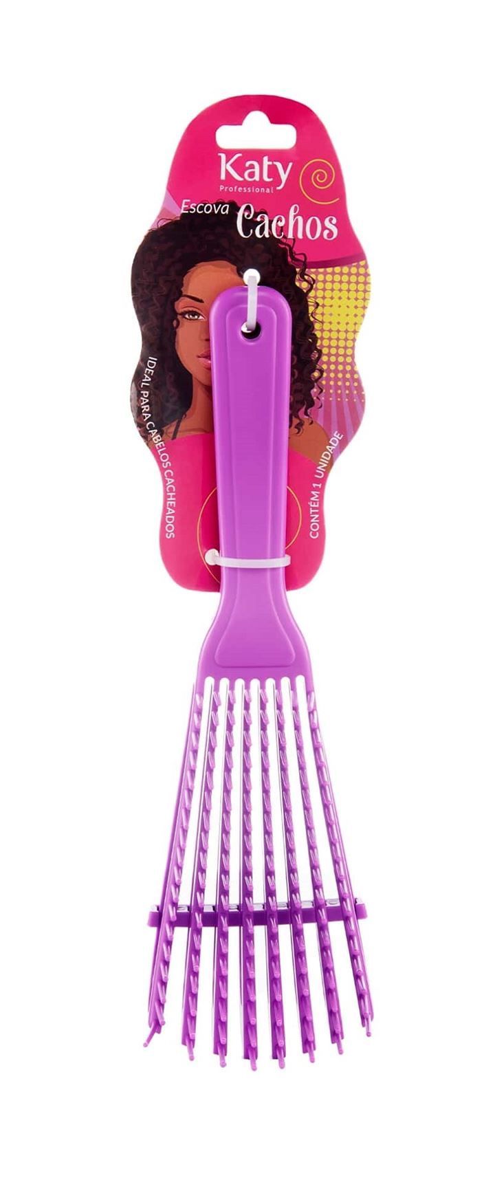 Escova Polvo Desembaraçante Lilás Katy