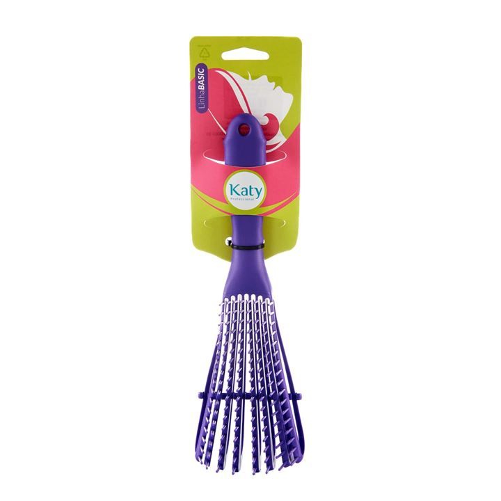 Escova Polvo Desembaraçante Katy - Roxa