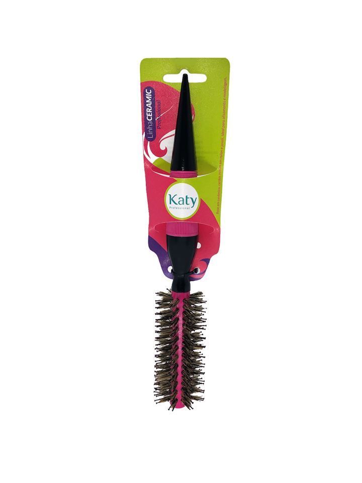 Escova Ceramic Katy Profissional - Pink 15mm