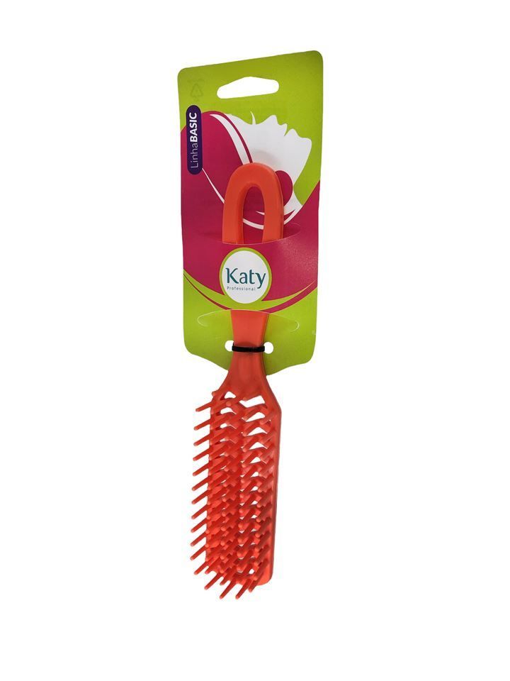 Escova New Flex Reta Katy - Laranja
