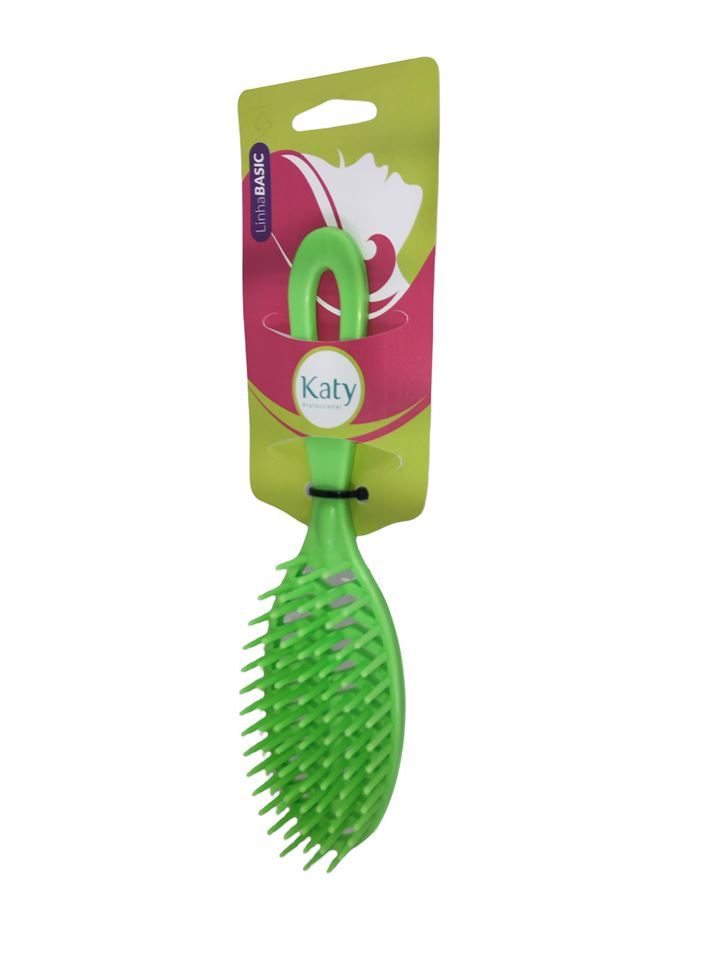 Escova New Flex Oval Katy - Verde