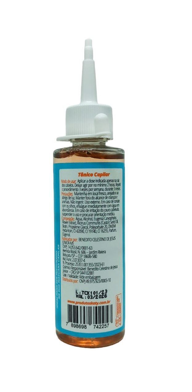 Tônico Capilar Cravo Katy - 60 ml