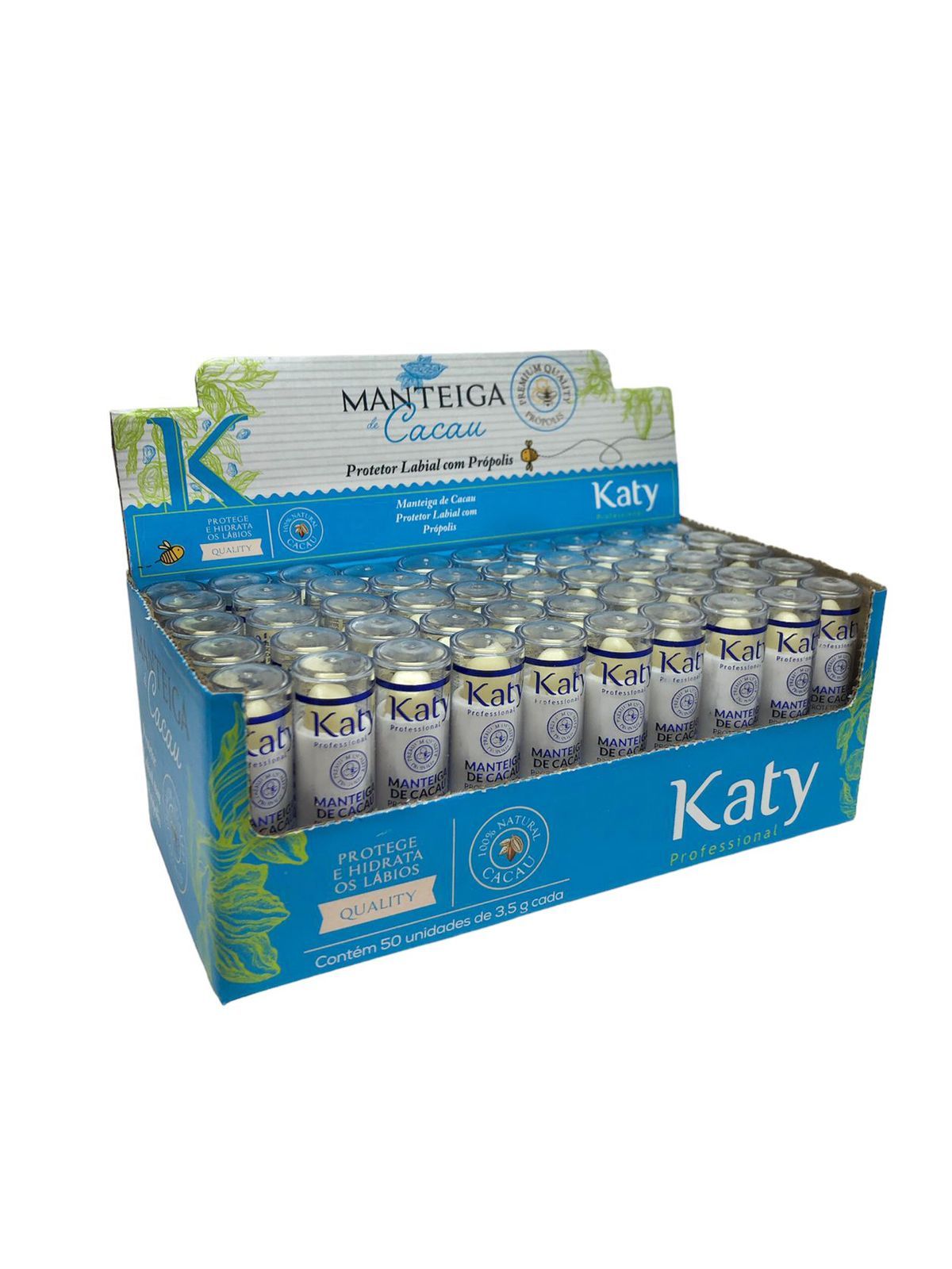 Manteiga de Cacau com Própolis Katy - 50 unidades
