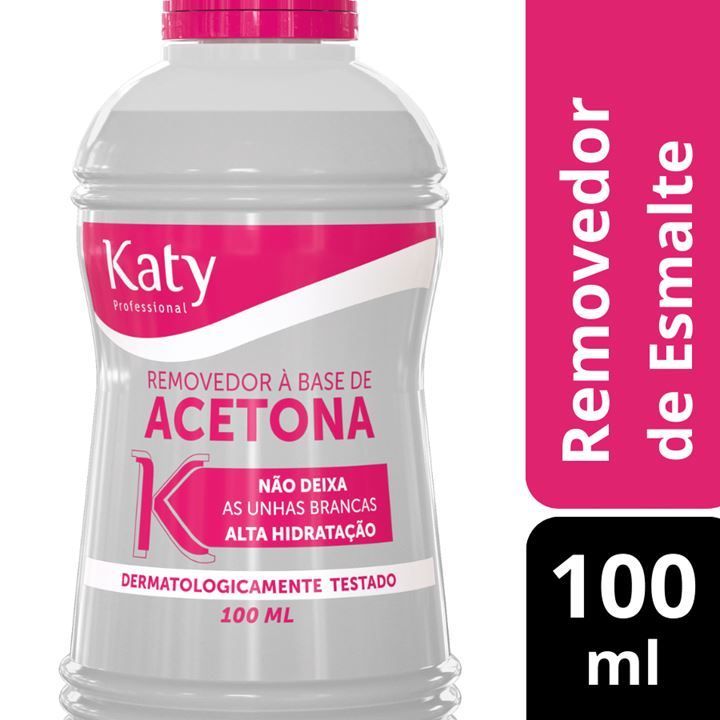 Removedor de Esmalte a Base de Acetona Katy - 100 ml