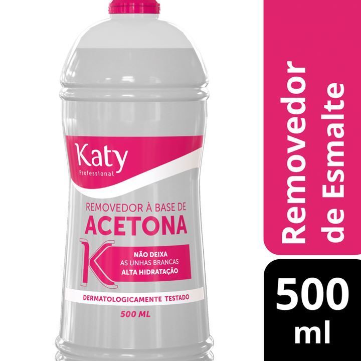 Removedor de Esmalte a Base de Acetona Katy - 500 ml