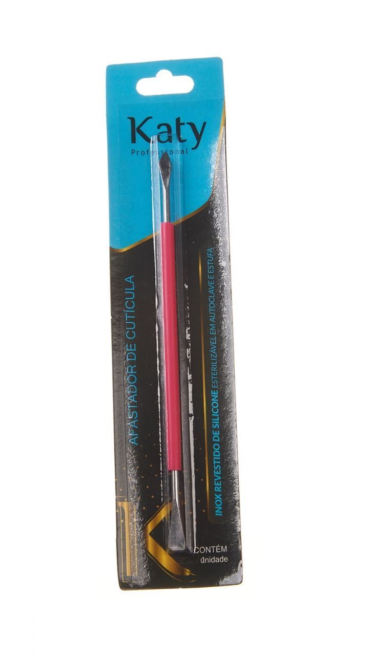 Afastador de Cutículas Inox Katy - Cabo de Silicone