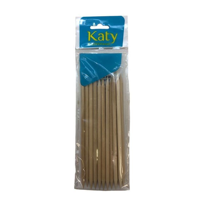 Palito Madeira Com Ponta a Ponta Katy - 12 Unidades