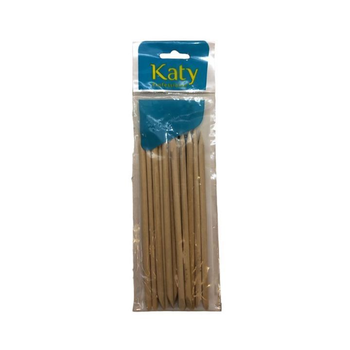 Palito Madeira Com Ponta/Chanfro Katy - 12 Unidades